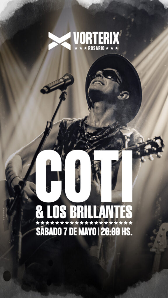 Coti regresa a Rosario con un show en Vorterix